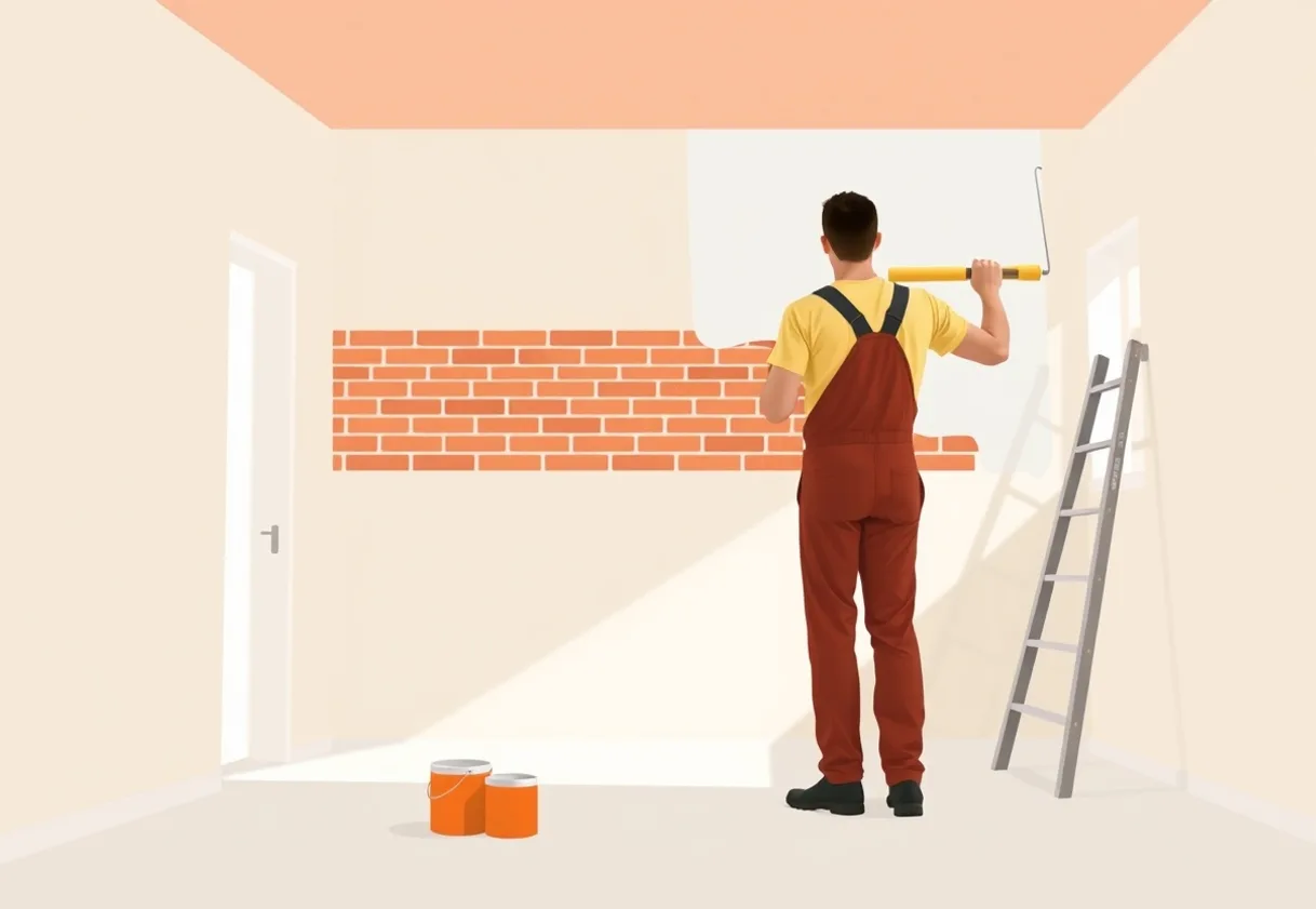 Peintre Courrières 62710 en intervention sur un chantier